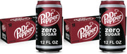 Dr Pepper Zero Sugar / 12 Fl Oz (Pack of 24) / Red Soft Drinks