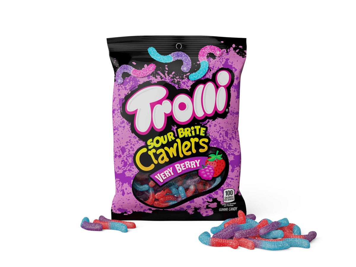 Trolli Candy / 5 Ounce (Pack of 12) / Blue Gummy Candy