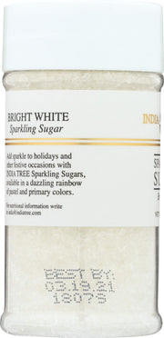 White Decorating Sugar by India Tree – 3.5 Ounce (Pack of 1), Bright White, Model 10211