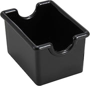 Winco 2" Black Plastic Sugar Packet Holder (Set of 12)