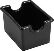 Winco 2" Black Plastic Sugar Packet Holder (Set of 12) | NSF certified, Great for Sugar Packets, Coffee Stations and Table Service