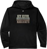 Retro New Bedford Massachusetts Performance Hoodie