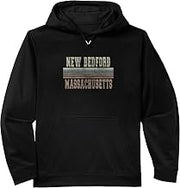 Retro New Bedford Massachusetts Performance Hoodie