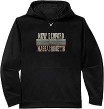 Retro New Bedford Massachusetts Performance Hoodie