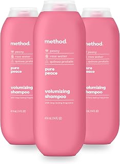 Method Volumizing Shampoo, Pure Peace ,14 fl oz, 3 Pack