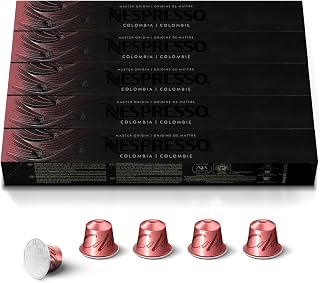 Nespresso Original, Colombia Master Origin, 50-Count Coffee Pods