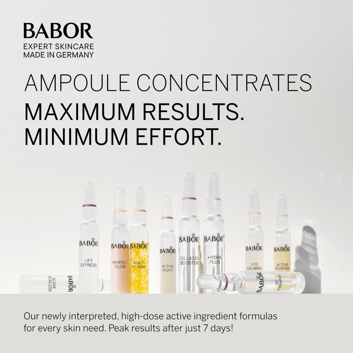 Hydra Plus & Active Purifier Ampoule Concentrate Bundle by BABOR – Commercial Grade