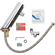 Deck Mounted Sensor Faucet by Global Industrial – Vandal Resistant Brass, Chrome, Model AF320LF/DC