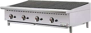 Winco 48" Commercial Natural Gas Charbroil Grill