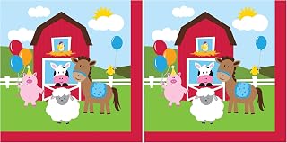 Creative Converting Napkins Tableware Items, One Size, Multicolor (Pack of 2)