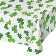 Creative Converting St. Patrick's Shamrocks Plastic Tablecloths, 3 ct