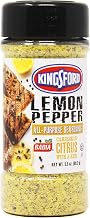 Kingsford Lemon Pepper All-Purpose Seasoning 3.5 oz – Caribbean Citrus & Pepper Blend Flavor with a Kick