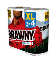 Brawny 1 / 2 Rolls (130 Sheets each) Paper Towels