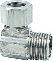 BrassCraft 69-6-8X C 3/8 O.D. by 1/2-in Male Reducing Elbow Lead-Free, Chrome,