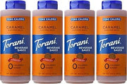 Torani Zero Calorie Caramel Dessert & Drink Sauce, 12.8 fl oz (Pack of 4)