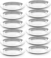 Adcraft Sizzling Platter, 11-1/2" x 8", Pack of 12, in Aluminum (SZ-11)