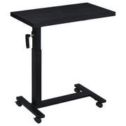 Coaster Fine Furniture Black / 28"W x 15.5"D x 27.75 - 40.25"H / Contemporary Overbed Tables