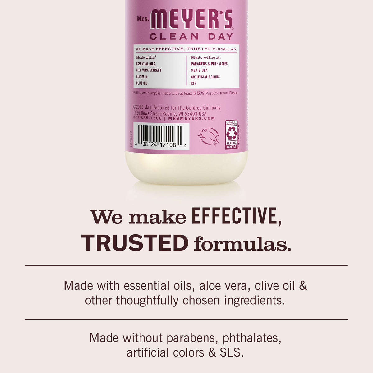Mrs. MEYER'S Peony / 12.5 Fl Oz (Pack of 1) / 1 Hand Wash