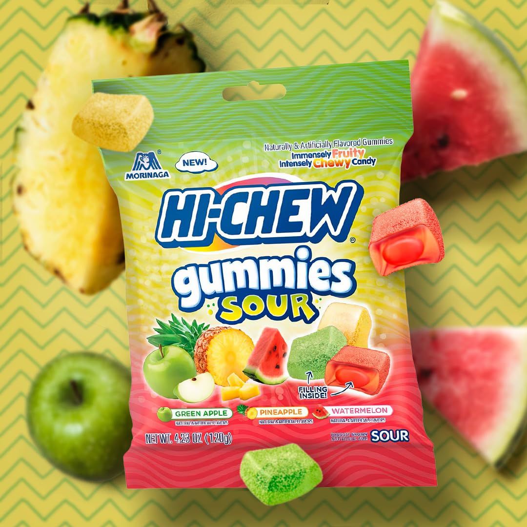 HI-CHEW Sour Mix / 4.23 Ounce (Pack of 9) / 1 Taffy