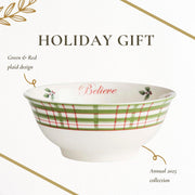 Spode Christmas Tree Revere Bowl, 27 Ounce Porcelain, Multicolor