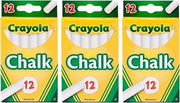 Crayola White Chalk 12 Ea (Pack Of 3)