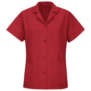Red Kap Large / Red / Button Front Tunic Tunics