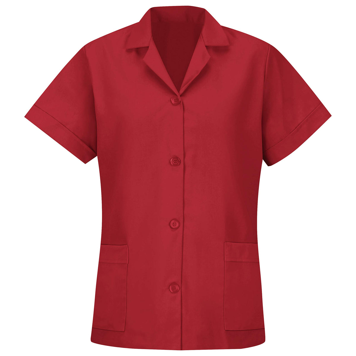 Red Kap Large / Red / Button Front Tunic Tunics