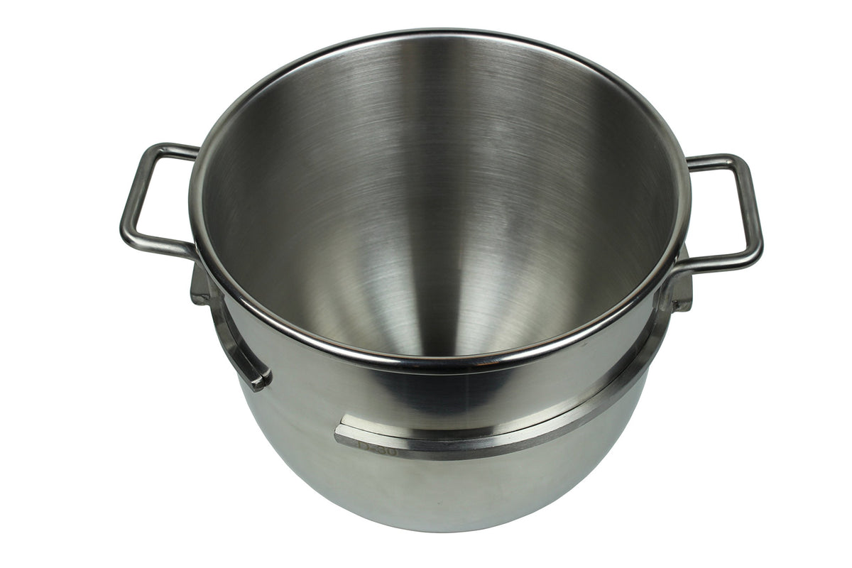 Foodservice Essentials Mixing Bowl Attachment for Hobart D300 Mixers (Stainless by FSE – 30 quarts, Stainless Steel, Metal, Model FS-AF30BW
