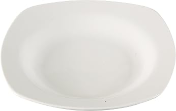 Casafoyer AC-511 ABCO 11.5" Square Pasta Bowl, 26 oz Capacity, Porcelain, Super White, Pack of 12 | (2 Units)