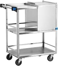 Manufacturing 230 Food Service Ice Cart, Stainless Steel, 50 lb. ice Capacity (Fully Assembled)