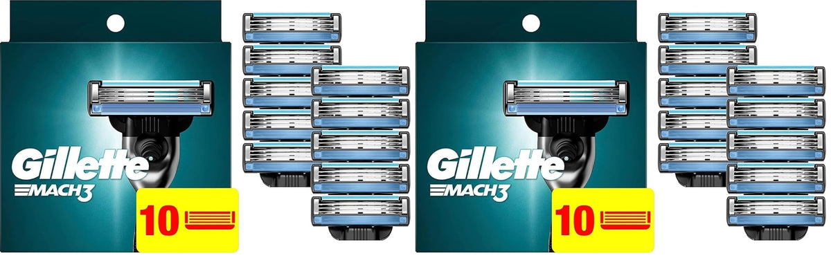 Gillette 10 Count (Pack of 2) / Dark Teal / 1 Cartridges