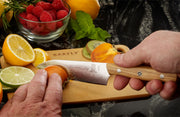 Mercer Culinary Bar Knife Spalted Maple Handle and Saya Cover 5 Inch / 5" / Spalted Maple Handle/Saya Cover Chef's Knives