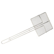 Square Mesh Skimmer by Winco – 6.75", nickel-plated, Silver, Model SCF-6S