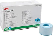 3M Micropore Skin Friendly Silicone Medical Tape, 1 in x 5-1/2 yd, 12 Roll