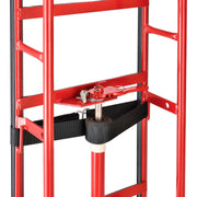 2-Wheel Professional Appliance Hand Truck by Global Industrial – 24"L x 17"W x 59"H, Steel, Red, Model 168067