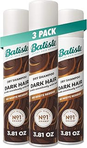 Batiste Dark Dry Shampoo, Waterless shampoo, 3.81oz 3 pack