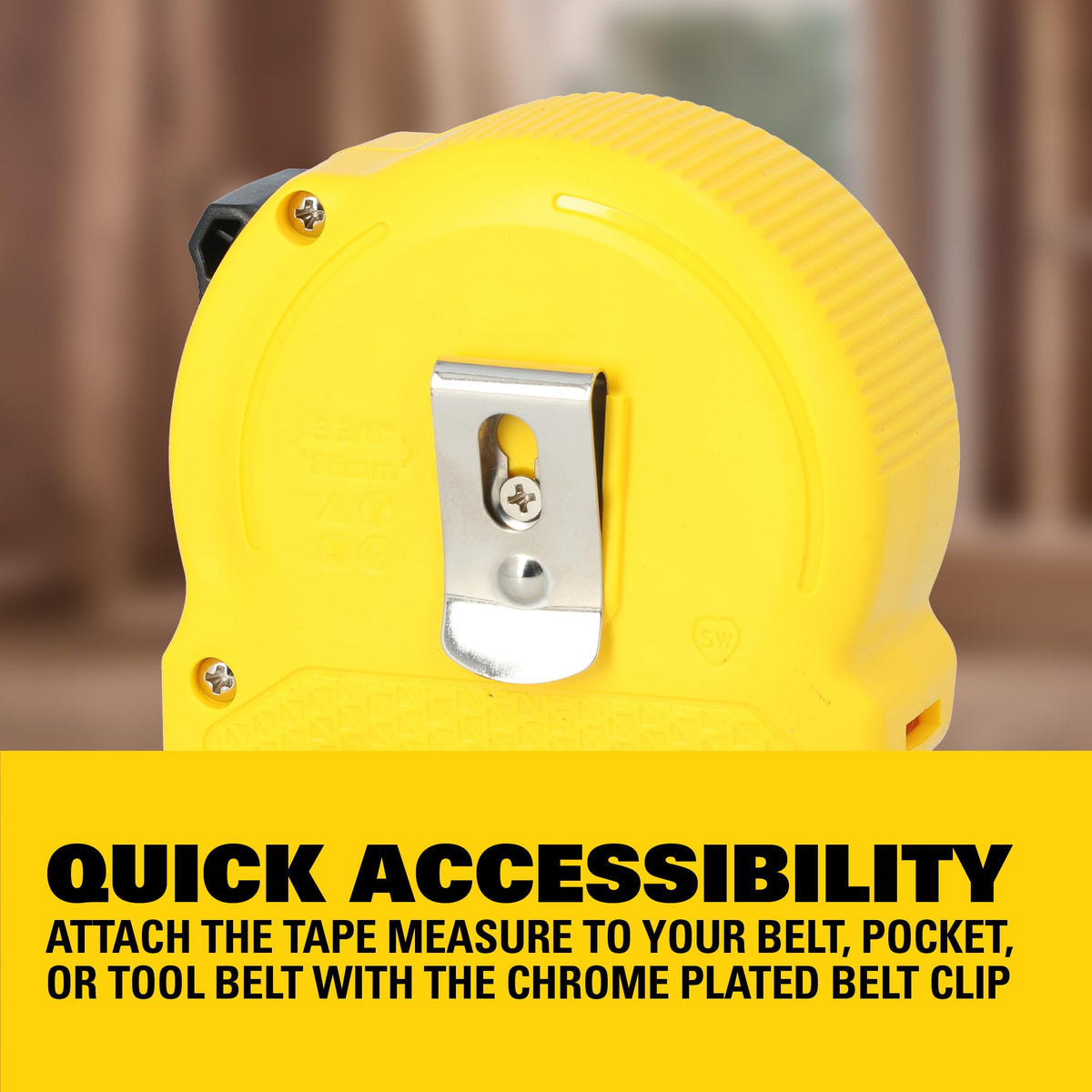 STANLEY 7.6 m / Black, Yellow / Classic Tape Measures