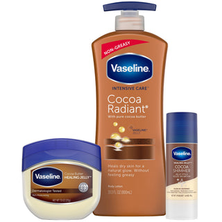 Intensive Care Cocoa Radiant Lotion by Vaseline – 3 Piece Set, Pack of 3, Model FJFIEJFOK3890