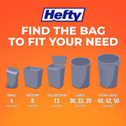 Hefty White / 34 Count (Pack of 1) / Fabuloso Trash Bags