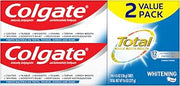 Colgate Total Whitening Toothpaste, 4.8 Ounce, 2 Count