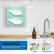 Stock Your Home Double Stack / 2 Count / Clear Lab Supply Dispensers