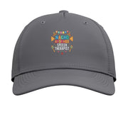 Nacho Average Speech Therapist Funny Fiesta Adjustable Printed Baseball Hat by Cinco de Mayo Mexican Fiesta Designs – Cotton, Slate Grey