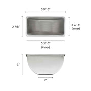Thunder Group Bar Condiment Dispenser Countertop Design 4-compartment by Excellante – 6-1/2 by 12-1/2 by 4-Inch, Stainless Steel, Silver, Model SSCD004