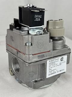 Robertshaw Gas Valve, Combination, Intermit10t Proven Pilot, 24 Vac, 2 Stage, 3 4 X 3 4, Inches 700053