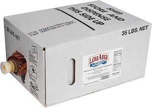 Ventura Foods LouAna Premium Colored Coconut Popcorn Popping Oil, 35 lb BIB | Ready to Use Bag-in-Box Packaging, Theater-Grade Flavor, Extended Shelf Life