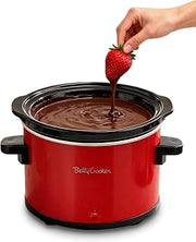 Betty Crocker 0.7-Quart Mini Slow Cooker & Chocolatier, BC-2555R, Red