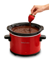 0.7-Quart Mini Slow Cooker & Chocolatier by Betty Crocker – 0.7 Quarts, Plastic, Red, Model BC-2555R
