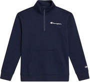 Champion Boys' Long Sleeve Fleece Quarter Zip Sweatshirt