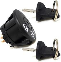 Dixie Chopper Mower Starter Ignition Switch & 2 Keys Kit / LT2000-50 LT1800-44 2250 3360 & More / 500017 500243 500018