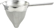Winco 10" Stainless Steel Bouillon Strainer, Extra Fine Mesh, Stainless